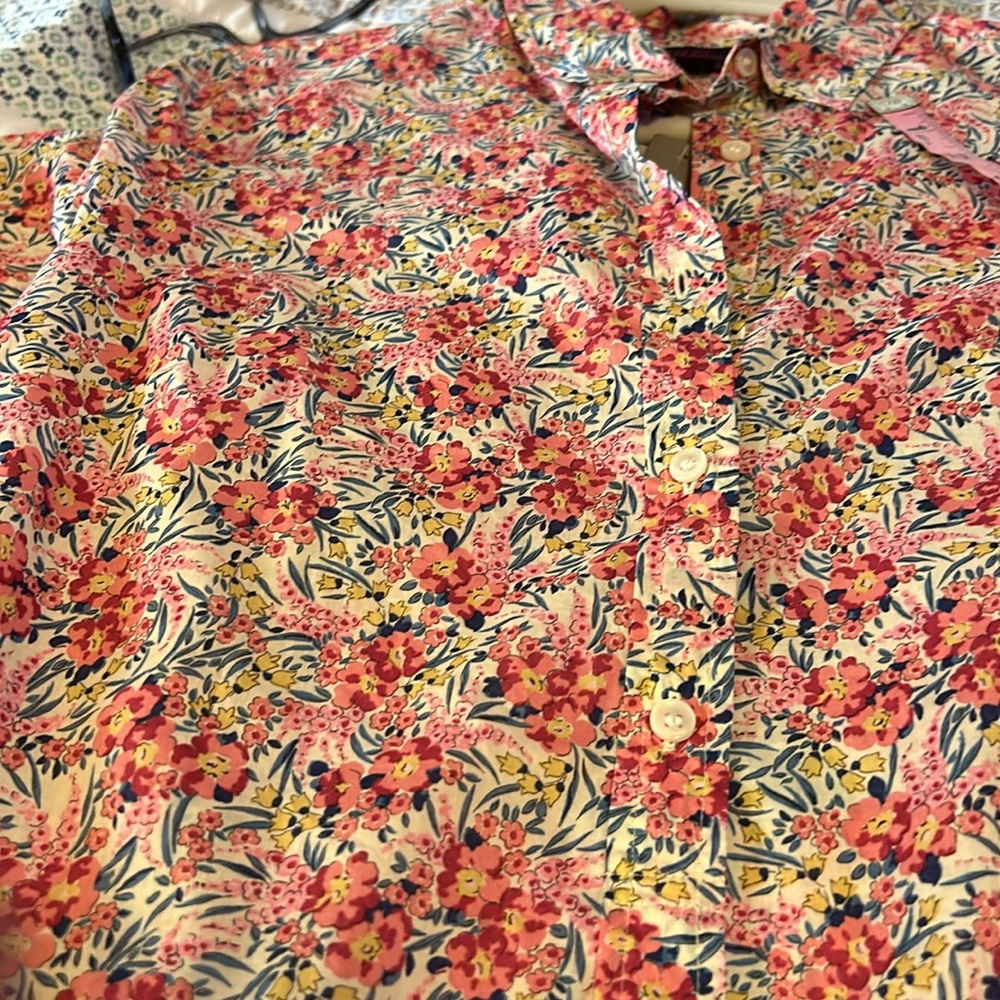 *NWT* Floral J.Crew Blouse - Picture 9 of 9